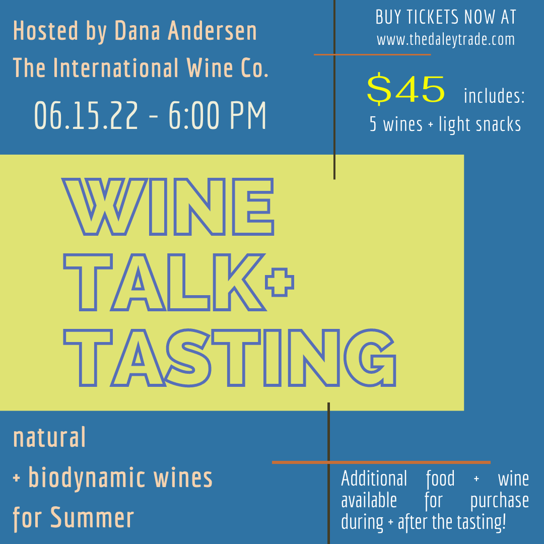 Wine Talk + Tasting 06.15.22