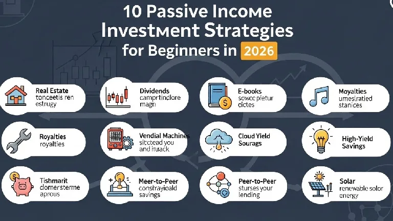 10 Passive Income Investment Strategies for Beginners in 2026