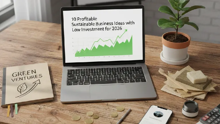 10 Profitable Sustainable Business Ideas with Low Investment for 2026